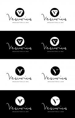 Logo & Huisstijl # 687688 voor Een vulkanisch duo openen: Vesuvius Bruschetteria & Bar wedstrijd