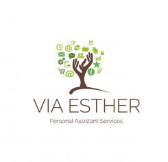 Logo & Huisstijl # 620937 voor Ontwerp een log en huisstijl voor Via Esther Personal Assistant Services wedstrijd