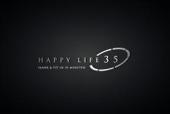 Logo & Huisstijl # 660868 voor Logo voor luxe sportschool genaamd ''Happy life 35'' waar trainingen 35 minuten duren wedstrijd