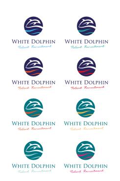 Logo & Huisstijl # 544004 voor Ontwerp een energiek en fris logo + dito huisstijl voor White Dolphin Talent Recruitment! wedstrijd