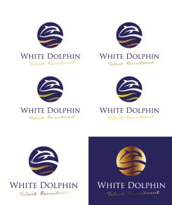 Logo & Huisstijl # 545126 voor Ontwerp een energiek en fris logo + dito huisstijl voor White Dolphin Talent Recruitment! wedstrijd