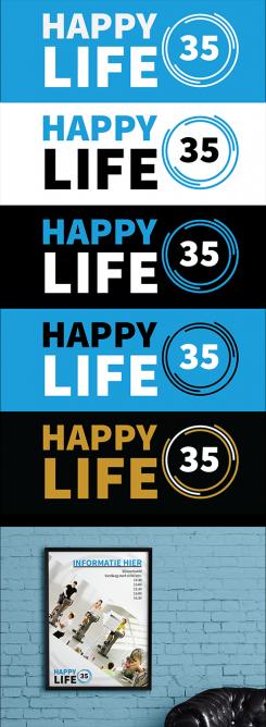 Logo & Huisstijl # 660755 voor Logo voor luxe sportschool genaamd ''Happy life 35'' waar trainingen 35 minuten duren wedstrijd