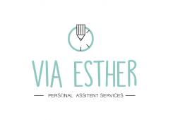 Logo & Huisstijl # 620742 voor Ontwerp een log en huisstijl voor Via Esther Personal Assistant Services wedstrijd