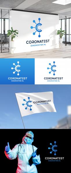 Logo & stationery # 1222967 for coronatest diagnostiek   logo contest