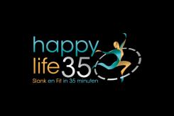 Logo & Huisstijl # 661292 voor Logo voor luxe sportschool genaamd ''Happy life 35'' waar trainingen 35 minuten duren wedstrijd