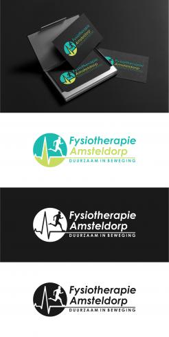 Logo & stationery # 1089267 for A sporty  distinctive logo for a physiotherapy practice in Amsterdam contest
