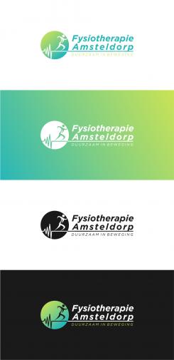 Logo & stationery # 1088849 for A sporty  distinctive logo for a physiotherapy practice in Amsterdam contest