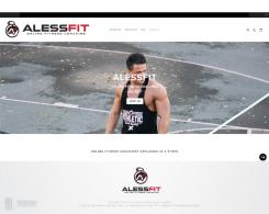 Logo & stationery # 750237 for Logo + Home Style for ALESSFIT - ONLINE FITNESS COACHING contest