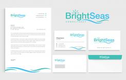 Logo & stationery # 1093177 for Logo   corporate identity for my new started company Brightseas contest