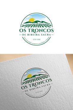 Logo & Huisstijl # 1070235 voor Huisstijl    logo met ballen en uitstraling  Os Troncos de Ribeira Sacra  Viticultural heroica   Vinedos e Vinos wedstrijd