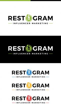 Logo & stationery # 1145933 for Design a recogniseable and modern logo for an influencer marketing platform connecting restaurants to content creators.  contest