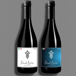 Logo & stationery # 1059281 for Label for a chilled Pinot Nero  Red Wine  from Italy contest