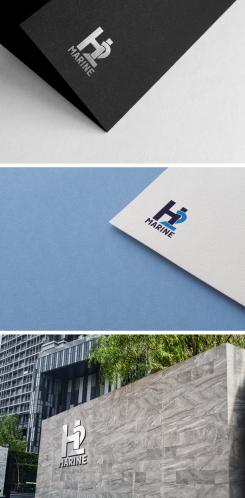 Logo & stationery # 1045610 for A logo   corporate identity for an international premium system integrator of H2  Hydrogen   hydrogen  installations in shipping   yacht construction contest