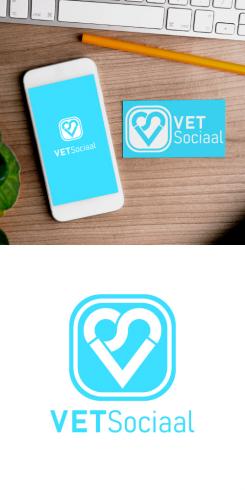 Logo & stationery # 1076866 for Design a trendy logo   stationery design for a social media company contest