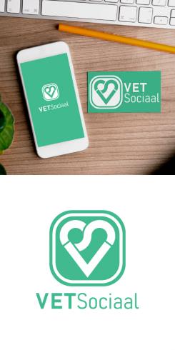 Logo & stationery # 1076867 for Design a trendy logo   stationery design for a social media company contest