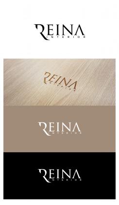 Logo & stationery # 1243791 for Logo for interior design  Reina  stam en staal  contest