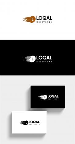 Logo & Huisstijl # 1252328 voor LOQAL DELIVERY is de thuisbezorgd van boodschappen van de lokale winkeliers  wedstrijd