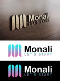 Logo & stationery # 1270092 for Logo  Slogan and page background for Monali contest