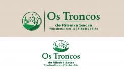 Logo & Huisstijl # 1070304 voor Huisstijl    logo met ballen en uitstraling  Os Troncos de Ribeira Sacra  Viticultural heroica   Vinedos e Vinos wedstrijd