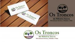 Logo & Huisstijl # 1072669 voor Huisstijl    logo met ballen en uitstraling  Os Troncos de Ribeira Sacra  Viticultural heroica   Vinedos e Vinos wedstrijd