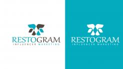Logo & stationery # 1144923 for Design a recogniseable and modern logo for an influencer marketing platform connecting restaurants to content creators.  contest