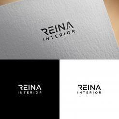 Logo & stationery # 1235112 for Logo for interior design  Reina  stam en staal  contest