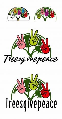 Logo & stationery # 1049605 for Treesgivepeace contest