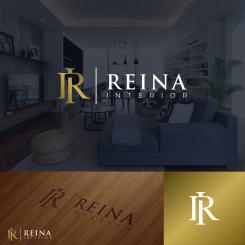 Logo & stationery # 1235250 for Logo for interior design  Reina  stam en staal  contest