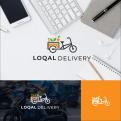 Logo & Huisstijl # 1247629 voor LOQAL DELIVERY is de thuisbezorgd van boodschappen van de lokale winkeliers  wedstrijd