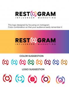 Logo & stationery # 1145783 for Design a recogniseable and modern logo for an influencer marketing platform connecting restaurants to content creators.  contest