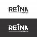 Logo & stationery # 1244757 for Logo for interior design  Reina  stam en staal  contest