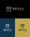 Logo & stationery # 1235559 for Logo for interior design  Reina  stam en staal  contest