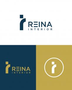 Logo & stationery # 1235571 for Logo for interior design  Reina  stam en staal  contest