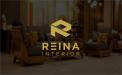 Logo & stationery # 1235781 for Logo for interior design  Reina  stam en staal  contest