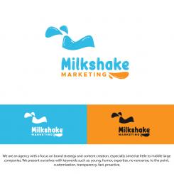Logo & stationery # 1105289 for Wanted  Nice logo for marketing agency  Milkshake marketing contest