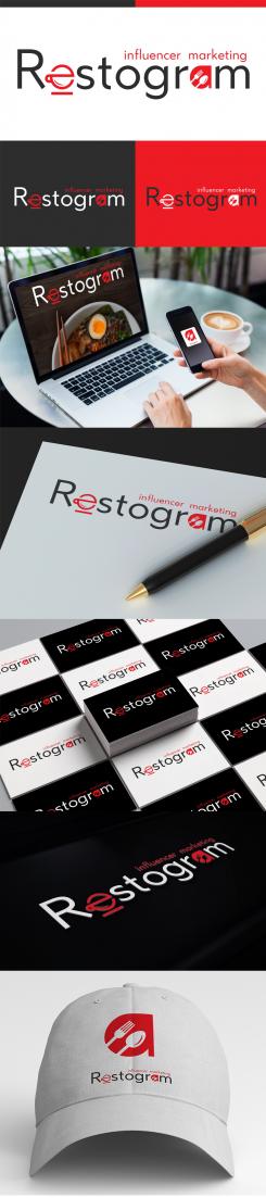 Logo & stationery # 1145107 for Design a recogniseable and modern logo for an influencer marketing platform connecting restaurants to content creators.  contest