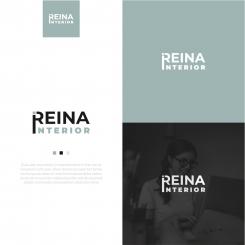Logo & stationery # 1239878 for Logo for interior design  Reina  stam en staal  contest