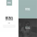 Logo & stationery # 1239881 for Logo for interior design  Reina  stam en staal  contest