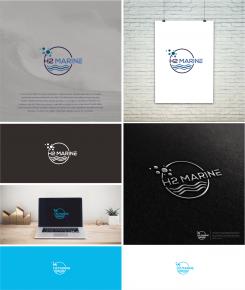 Logo & stationery # 1045469 for A logo   corporate identity for an international premium system integrator of H2  Hydrogen   hydrogen  installations in shipping   yacht construction contest