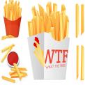 Logo & stationery # 1227184 for create a though logo and company theme for What the Fries contest