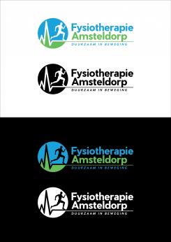 Logo & stationery # 1089766 for A sporty  distinctive logo for a physiotherapy practice in Amsterdam contest