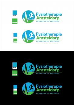 Logo & stationery # 1089777 for A sporty  distinctive logo for a physiotherapy practice in Amsterdam contest