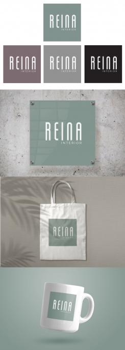 Logo & stationery # 1245386 for Logo for interior design  Reina  stam en staal  contest