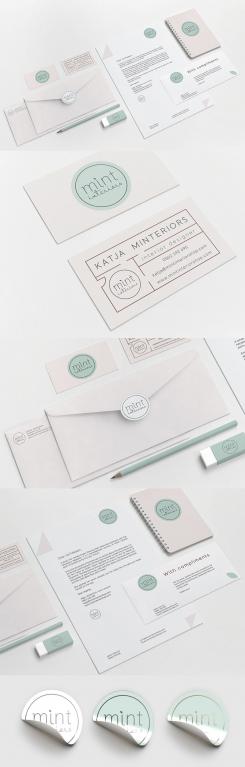 Logo & stationery # 343938 for Mint interiors + store seeks logo  contest