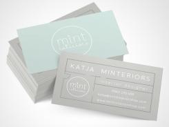 Logo & stationery # 343964 for Mint interiors + store seeks logo  contest