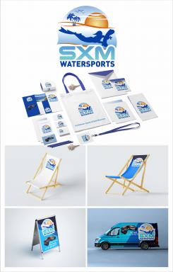 Logo & stationery # 1096180 for Logo and corporate identity for water sports company Caribbean Island contest