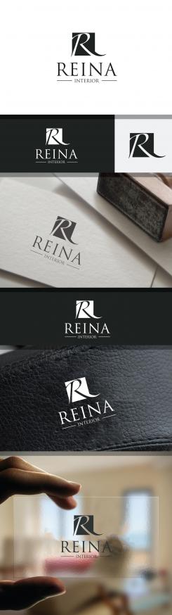 Logo & stationery # 1245930 for Logo for interior design  Reina  stam en staal  contest