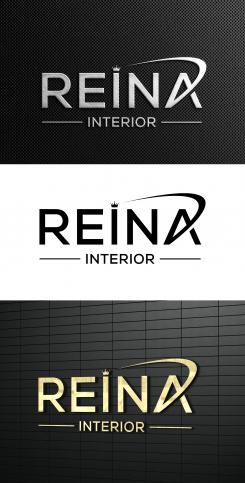 Logo & stationery # 1245931 for Logo for interior design  Reina  stam en staal  contest