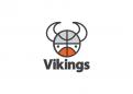 Logo & stationery # 1102443 for Basketbalclub Vikings contest
