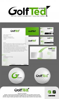 Logo & stationery # 1172511 for Design a logo and corporate identity for GolfTed   electric golf trolleys contest